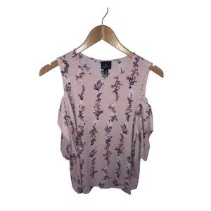 Pink Off-The-Shoulder Floral Top | Worthington